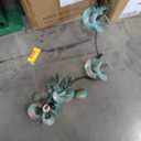 Copper Rain Chains for Outside, Rain Catcher Chains for Downspout Gutters, Eaves Drainage