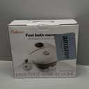 Collapsible Foot Spa Bath with Heat,Foot Massager with Two Side Supports,Leakage Protector,Temperature Control,Bubbles,Red Light,Timer,Feet Spa Tub,Feet Soaker,Gifts (Black)