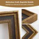 Rustic Gallery Wall Canvas Frame for 12x16 Oil Paintings,Bronze Gold