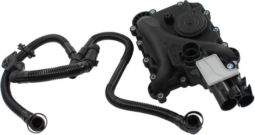 NewYall 3.0TFIS Engine Crankcase Vent Valve PCV Oil Separator with Tube for Audi A6 Quattro Q5 Q7 A5 2009-2018, Volkswagen Touareg 2011-2017