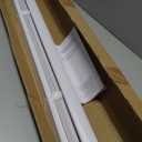 Lotus & Windoware Cordless, 2 Inch Faux Wood Blind, 39" Wide x 48" Long, Window Blinds, Blinds & Shades, Blinds for Indoor Windows, Embossed, Bright White