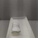 Delta Children Crib and Changer Changing Pad and Plush Cover - Works with Crib and Changers - Machine Washable Cover. Waterproof, White