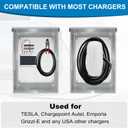 EV Charger Cover for Tesla Wall Charger, Outdoor EV Charger Enclosure
