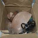 Himalayan Fire Salt Bowl Lamp with 5 Massage Balls & Classic Wood Base Premium Quality Authentic from Pakistan