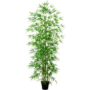 Nearly Natural 8ft. Artificial Green Bamboo Tree