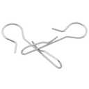 16PCS Multifunctional Metal Small S Hooks Stainless Steel Storage Rack S Hooks 1.57x0.82x0.37 inches for Hanging Kitchen Cookware Cubic Hanging Hooks