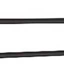 Partition Curtain Rod, U-Shape Room Divider, Metal Support Wall Mounted Privacy Partition Rod, Curtains DIY (Black, 6.56ft)