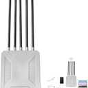 3000Mbps Outdoor Starlink WiFi Extender for Starlink Gen 3 Router, Starlink Signal/WiFi Repeater Booster, 984ft Signal Coverage, IP65 Waterproof, Up to 200 Devices for Farm/Yard/RV/Campsite