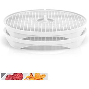 Brner Crispymaker (2-piece Set/White)  Microwave Chips Maker  Crisp Chip Maker for Low-Calorie Fat-Free Chips  Make Fresh Chips at Home  Potato Chips & Vegetable Chips Maker