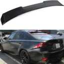 Rear Window Rooftop Spoiler Compatible with 2006-2013 Lexus IS250 IS350 ISF F Sport, Wing Fit for 06-13 Sedan (Glossy Black)