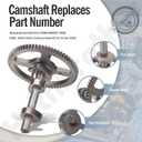84005207 793880 Camshaft - for B&S 793880 793583 792681 791942 795102 Cam Replacement Kit with 795387 Oil Seal Ring and 697110 Crankcase Gaskets