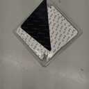 Rabenda 12 Pcs Rug Tape, Non Slip Rug Pads Grippers for Hardwood Floors and Tiles, Reusable Carpet Tape for Area Rugs, Double-Sided Adhesive Rug Stickers Keep Corners Flat (Black)