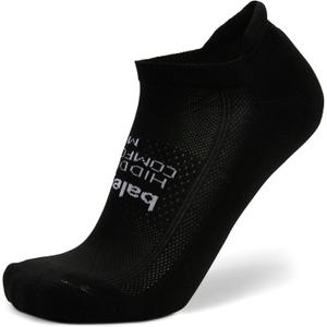 Balega Hidden Comfort Performance No Show Athletic Running Socks for Men and Women (1 Pair), Black, Medium