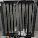 Mumeasy Baby Gate Extra Wide, 29.5-51'' Pressure Mounted Dog Gate with Walk Thru Door, Auto Close Pet Gate for House, Stairs, Doorways,Black