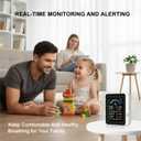Air Quality Monitor Indoor, 10 in 1 Portable Smartair Quality Tester for CO2 | CO | TVOC | HCHO | Temp | AQI | PM0.3-1 Detection Hum for Home Cars Plants, Pets, Car, Hotel