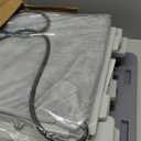 Deblue Heated Cat House for Outside Weatherpoof Plastic Cats Houses Outdoor with Escape Door Indoor Waterproof Feral/Pet Cat Shelter for Puppy, Rabbit(Grey)