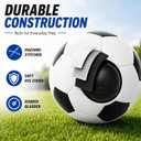 Soccer Ball Size 5 Size 4 Size 3 Size 2 with Pump Deflated - Single, 2 or 3 Pack Official Size Indoor Outdoor Training - Gift for Toddler Kids Youth Teens Adult 1-3 5-8 8-12 12+ Years Old Boys Girls