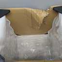 Clear Transparent Acrylic End Table with Rounded Edges,18" H Compact Small Table, Acrylic Side Table Suitable for Living Room, Night Stands for Bedrooms, Modern Occasional Tables, 12" D x 16" W x 18" H - Clear