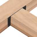 6 Pack Flat Post Base Plates, 6.5" x 3.5" for Nominal 4x4 Wood Posts, Fence & Deck Repair