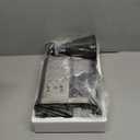 Aromaster Burr Coffee Grinder with 48 Gind Settings, Conical Coffee Bean Grinder for Home Use,Stainless Steel,40 Seconds Adjustable Timer,Anti-static,Easy to Clean with Brush (Lunar Silver)