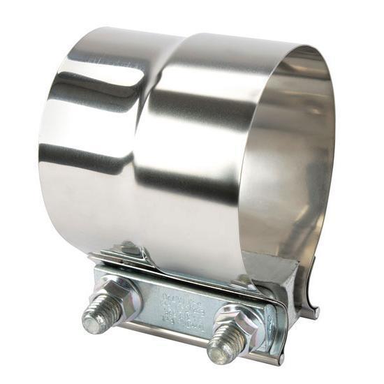 TIROL 2.75 inch Exhaust Clamp, 2 3/4 Exhaust Clamp Stainless Steel Narrow Band Muffler Clamp for 2.75" OD Exhaust Pipe, Muffler Pipe