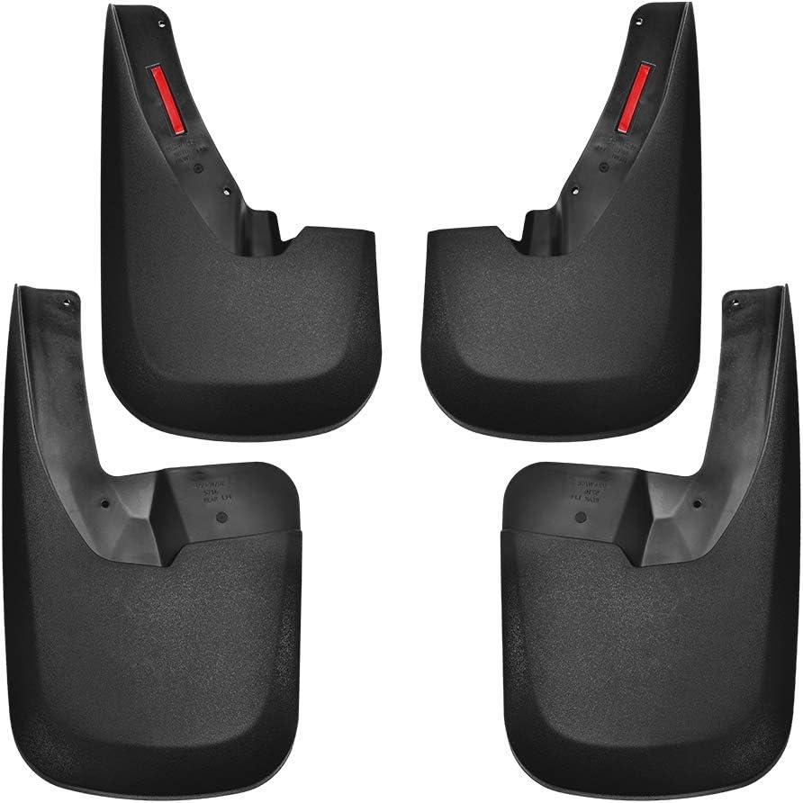 Tecoom Mud Flaps Splash Guards Compatible with 2009-2018 Dodge Ram 1500/2010-2018 Dodge Ram 2500 3500 (with OEM Fender Flares) Front and Rear Mud Flaps All Weather Protection Mud Guards 4PCS