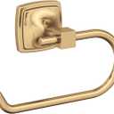 Amerock BH36091CZ | Champagne Bronze Single Post Toilet Paper Holder | 7-1/16 in. (179 mm) Length Toilet Tissue Holder | Stature | Bath Tissue Holder | Bathroom Hardware | Bath Accessories