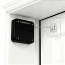 SHIMIDO Upgraded Retractable Automatic Door Closer - Tool-Free Installation, Powerful 3.5lb Pull Shuts Doors Completely - Compact Universal Fit for Screen, Sliding & Almost All Doors2 Pack Black