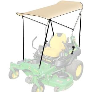 Lawn Mover Canopy For Cub Cadet, Zero Turn Mower Cover with Heavy-Duty Waterproof Fabric UV Protection Universal Fit for Lawn Mowers Brand John Deere Bad Boy Toro Gravely, Bimini Top Straps Attachment