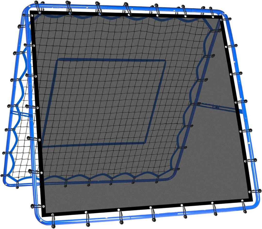 Soccer Rebounder Net, Quick-Switch Angle Dual-Sided/Dual/Three Mode Easy Setup Soccer Goal Rebounder for Control, Passing Practice, Soccer Training Gifts Aids & Equipment for Kids,Teens&Adults