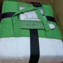 kate spade new york Noel King Quilt Bedding Set, 200 Thread Count and 100% Cotton Cover, All Season 3 Piece Reversible Bedding Set, Machine Washable, Marshmallow