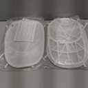 Eiito Hat Washer for Washing Machine,Hat Cleaner for Baseball Caps with Frame Cage and Mesh Bag2Pack White