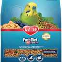 Kaytee Forti-Diet Pro Health Nourish+Protect Parakeet Food, Comprehensive Nutrition Backed by Science, Digestive Health, Immune Support, 2 pounds