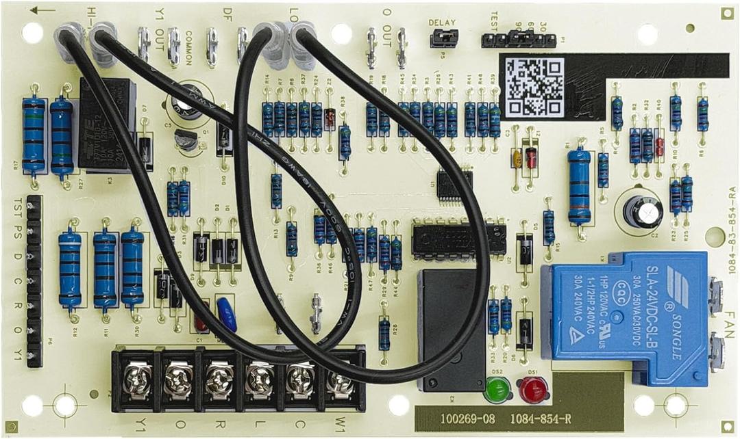 Upgraded 16V38 Defrost Control Board OEM Replacement Lennox 84W88100269-08100269-05LB-101263B68J8401 Replaces Old Allied, Armstrong, Concord, Ducane Part Models