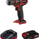 Einhell TE-CD Power X-Change 18-Volt Cordless 3/8-Inch Variable Speed Drill/Driver, w/ 310 In-Lbs Torque, 20+1 Torque Settings, 550-RPM MAX, LED Light