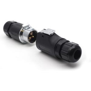 XHP20 Series 2Pin-12Pin Panel Mount Waterproof Aviation Conenctor IP67,AC DC Signal,Industrial Electrical Power Cable Connector Plug Socket,Fit RV Solar Port (3Pin)