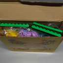 Marble Runs for Kids 4-8, Dinosaur Toys, Interactive Learning STEM Building Toys with 4 Race Track, Compatible with All Major Brands for Kids Ages 3 4 5 6 7 8+ Boys Girls Gifts (Green)