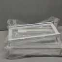 2 Pack Under Sink Organizer With Next-Gen Ball-Bearing Slides,2-Tier Pull Out Cabinet Storage,Height Adjustable Drawer Shelf for Bathroom,Kitchen,Laundry,Cabinet,Pantry(Patent Pending) (2 Pack-15.74"Dx12.8"-16.9"H, White)