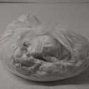 Heated Blanket Throw with 1/2/4/6/8 Hours Auto-Off 10 Heat Level, 50'' * 60'' Cozy Faux Rabbit Fur Bubble Electric Blanket with Overheat Protection(White)