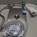 13 Inch Rainfall Shower Head with Multi-Function Handheld Sprayer Combo, 3-Way Metal Extended Diverter with Holder and Metal Adjustable Curved Shower Extension Arm, Extra Long Hose Chrome