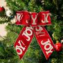 4 Inch Velvet Wired Ribbon 10 Yards Joy Crushed Velvet Christmas Ribbon for Gift Wrapping Christmas Tree Decoration Crafts Wreaths Supplies-Continuous (Red Velvet)