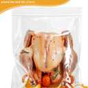 Heavy Duty Storage Bags with Zipper Top, Extra Large 3 Gallon 16" x 18" Plastic Bag, Jumbo Freezer Bags for Food, Clothes, Travel, Moving, 2.4-mil Thick, Pack of 25