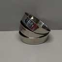 8 Inch Cake Pan - 3PCS Stainless Steel Round Layer Cake Baking Pans with 100 PCS Parchment Paper, Round Bakeware for Party Birthday Wedding, Mirror Finish & Dishwasher Safe