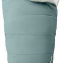 Retrospec Dream Mummy Sleeping Bag - 5, 15, & 30F Cold Weather Camping & Travel Essential Gear with Water - Resistant Shell & Synthetic Fill - Zippered Pocket & Stuff Sack, 15f Regular