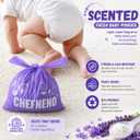 Baby Disposable Diaper Sacks (600 ct.) Fresh Baby Powder Scented, Easy-Tie Diaper Sacks Disposal Bulk Diaper Sacks Dog Poop Bags Cat Litter Waste Bags Sanitary Pads Disposal Bags (600 Bags, Purple)