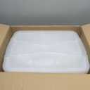 Rubbermaid Cleverstore 17 Qt Clear Storage Bins with Lids, 6-Pack, Stackable, BPA-Free, Made in USA