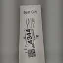 Gold Dinner Fork Set, Seeshine 7.8-inch Stainless Steel Shiny Gold Metal Table Fork Silverware, Set of 6