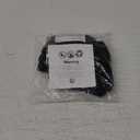 SOLY HUX Metal Ring High Cut Bikini Sets for Women Brazilian Cheeky Two Piece Sexy Bikinis Bathing Suit Swimsuits (Medium, Solid Black)