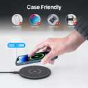 Wireless Charger 30W, 30W Fast Wireless Charging Pad For iPhone 15 14 13 12 11 X 8, Samsung Wireless Charger For Galaxy S24/S23/S22/S21/S20/S10/S9/S8/Note20/10/9/8, Air Pods/Galaxy Buds, Pixel/LG G8 7