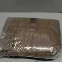 Puffer Tote Bag for Women, Lightweight Puffy Work Handbag Teacher Nurse Quilted Shoulder Bag for School Travel Gym | Cloud Bag w/ Zipper, Daily College Bags, 15.6" Computer Bag, Clinical Nursing Bag, 40 OZ Tumbler Holder, Ideal Gift for Women (Dark Khaki)